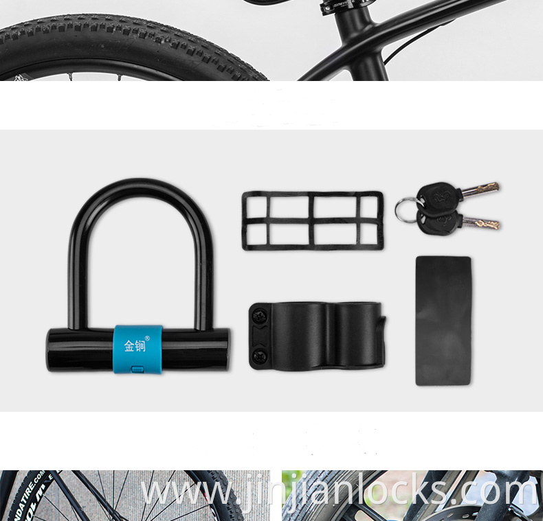 Mini high quality u lock bike lock and anti-theft bicycle padlock for scooter